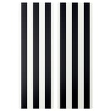 SMÅSTAD Porte, noir/blanc rayure, 30x90 cm
