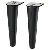 SMEDSTORP Pieds pour canapé, noir