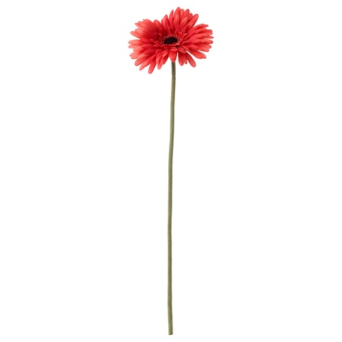 SMYCKA Fleur artificielle, Gerbera/rouge, 50 cm