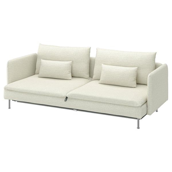 SÖDERHAMN Canapé 3 places convertible, Gunnared beige