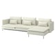 SÖDERHAMN Convertible 4 places, avec méridienne/Gunnared beige