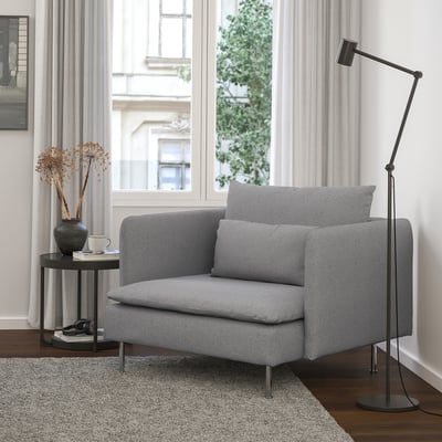 SÖDERHAMN Fauteuil, Tonerud gris