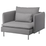SÖDERHAMN Fauteuil, Tonerud gris