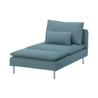 SÖDERHAMN Méridienne, Fridtuna bleu gris foncé