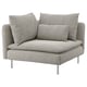 SÖDERHAMN Module d'angle, Viarp beige/brun
