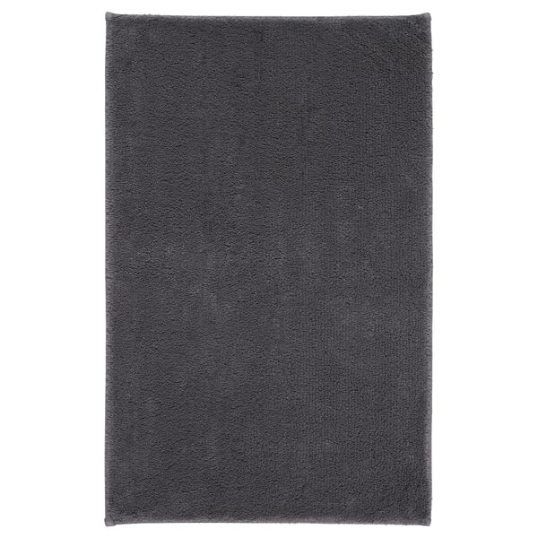 SÖDERSJÖN Tapis de bain, gris foncé, 50x80 cm