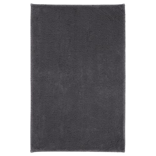 SÖDERSJÖN Tapis de bain, gris foncé, 50x80 cm
