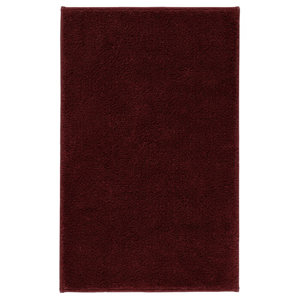 SÖDERSJÖN Tapis de bain, rouge profond, 50x80 cm