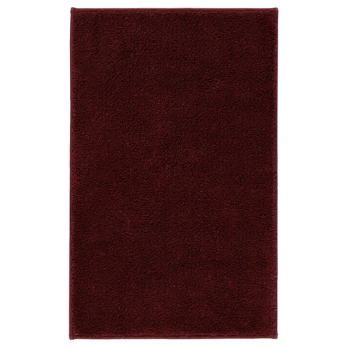 SÖDERSJÖN Tapis de bain, rouge profond, 50x80 cm