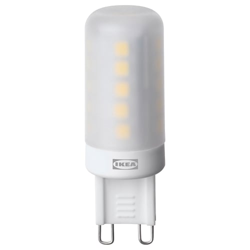 SOLHETTA Ampoule LED G9 470 lumen, intensité lumineuse réglable opalin