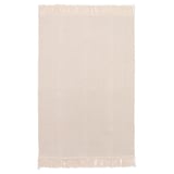 SORTSÖ Tapis tissé à plat, écru, 55x85 cm