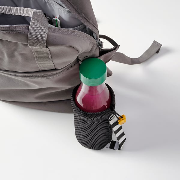 SPARTANSK Bouteille à eau, verre transparent/vert, 0.5 l