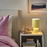 SPETSBOJ Lampe de table, intensité lumineuse réglable/jaune, 22 cm