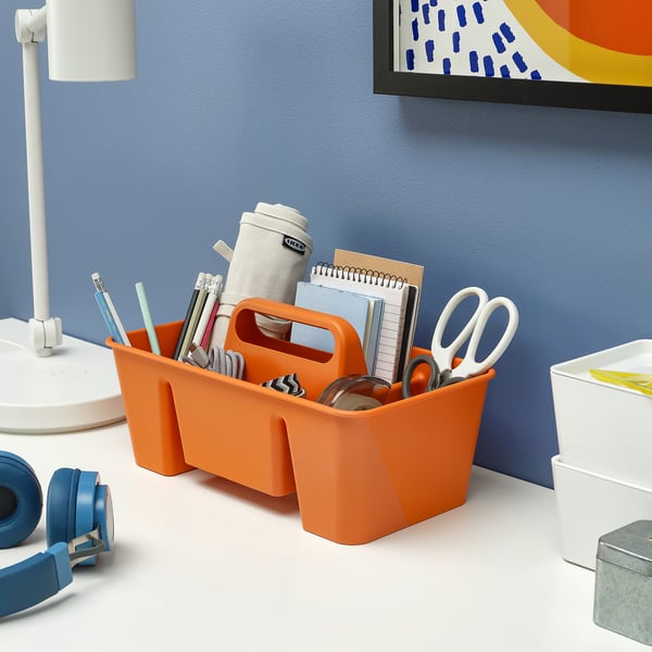 STACKSTOD Organiseur bureau, orange vif, 32x18x16 cm