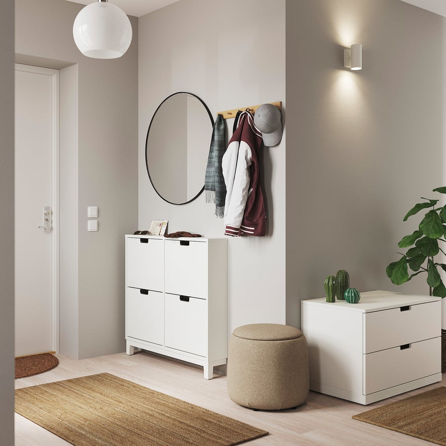 STÄLL / NORDLI meuble d'entrée, lot de 2, blanc - IKEA