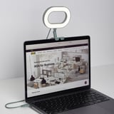 STÄNKREGN Anneau lumineux LED, intensité lumineuse réglable/turquoise