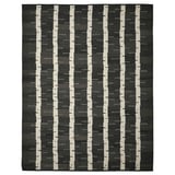 STOCKHOLM 2025 Tapis tissé à plat, gris/blanc/noir tissé à la main, 240x300 cm
