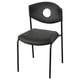 Option : STOLJAN Chaise conférence, noir/noir