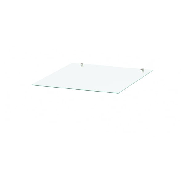 STORKLINTA Plateau en verre, transparent, 40x50 cm