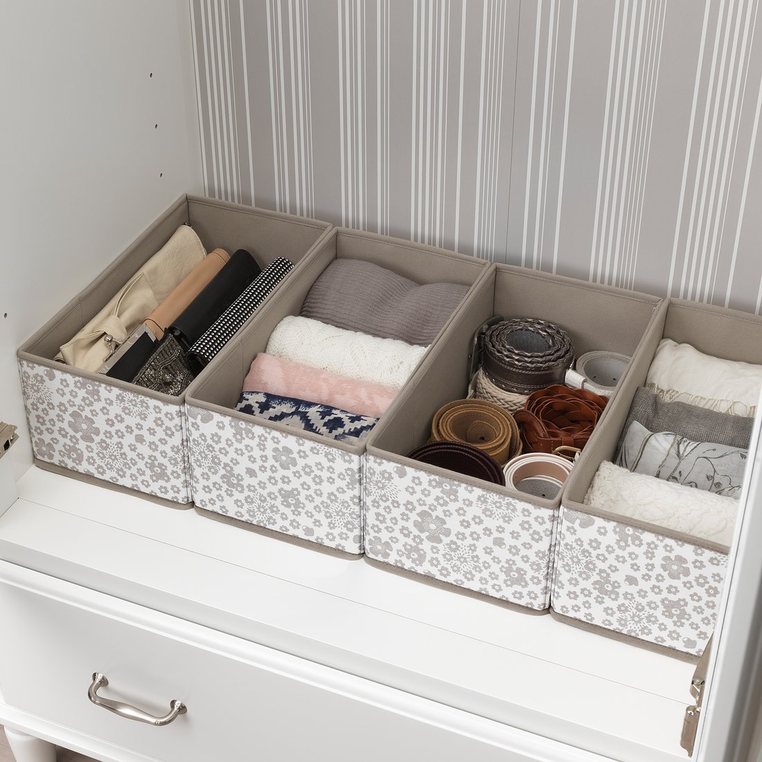 STORSTABBE Rangement tissu beige IKEA