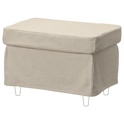 STRANDMON Housse pour repose-pieds, Risane naturel