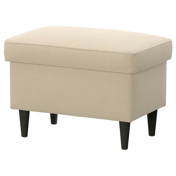 STRANDMON Repose-pieds av rangement, Tommaboda beige profond