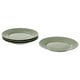 STRIMMIG Assiette, grès gris-vert pâle, 27 cm