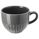 STRIMMIG Tasse, grès gris, 36 cl