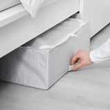 STUK Sac de rangement, blanc/gris, 55x51x18 cm