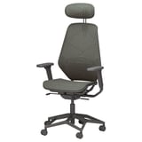 STYRSPEL Chaise gaming, gris foncé/gris