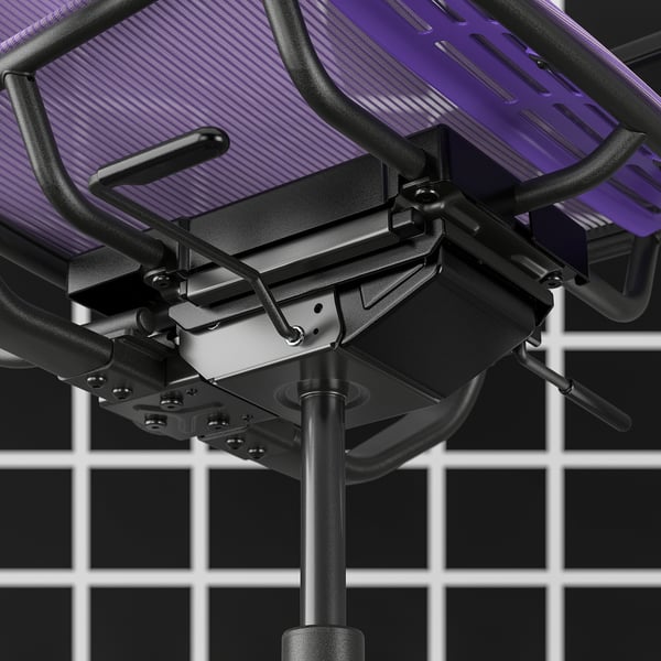 STYRSPEL Chaise gaming, violet/noir