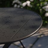 SUNDSÖ Table, anthracite extérieur, 65 cm