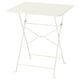 SUNDSÖ Table, blanc cassé extérieur, 65x65 cm
