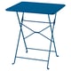 SUNDSÖ Table, bleu foncé extérieur, 65x65 cm