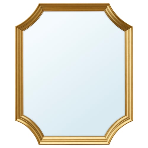 SVANSELE Miroir, couleur or, 53x63 cm