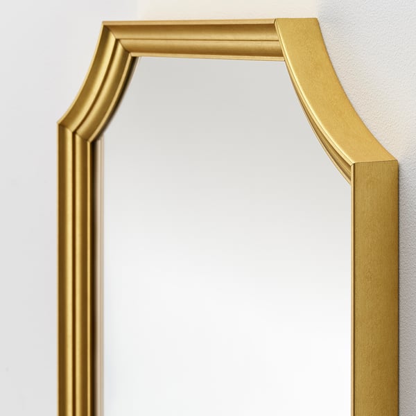SVANSELE Miroir, couleur or, 53x63 cm