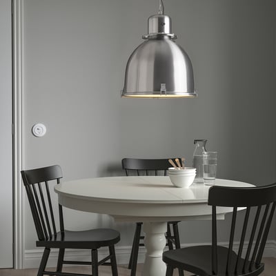 SVARTNORA Suspension, effet acier inoxydable, 38 cm