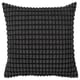 SVARTPOPPEL Housse de coussin, anthracite, 65x65 cm