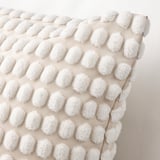 SVARTPOPPEL Housse de coussin, blanc cassé, 50x50 cm