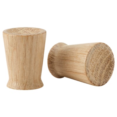 TÄRNESTAD Bouton, chêne, 17 mm