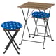 TÄRNÖ Table/2 tabourets, extérieur
