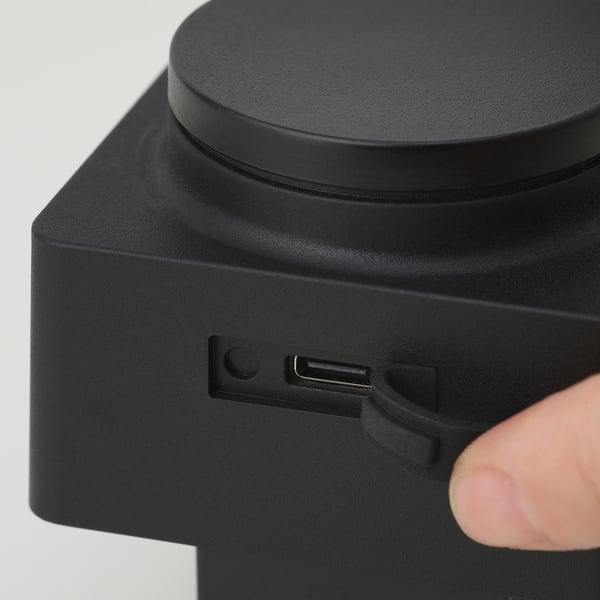 TÅGVIRKE Éclairage LED à pince, à pile extérieur/intensité lumineuse réglable noir