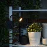 TÅGVIRKE Éclairage LED à pince, à pile extérieur/intensité lumineuse réglable noir