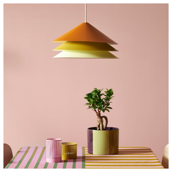 TESAMMANS Abat-jour suspension, multicolore, 35 cm