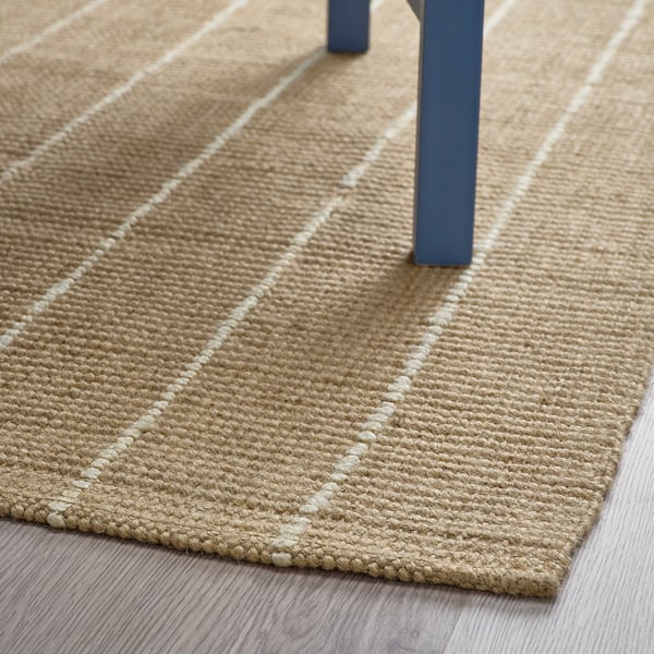 TIOKRONA Tapis tissé à plat, naturel, 160x230 cm