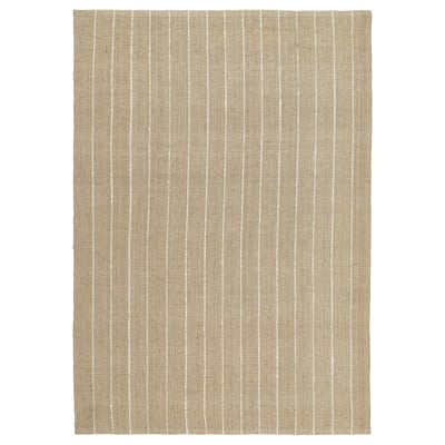 TIOKRONA Tapis tissé à plat, naturel, 160x230 cm