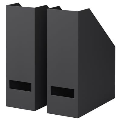 TJENA Range-revues, noir
