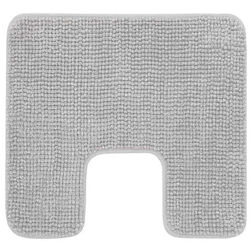 TOFTBO Tapis contour de WC, blanc gris mélange, 55x60 cm