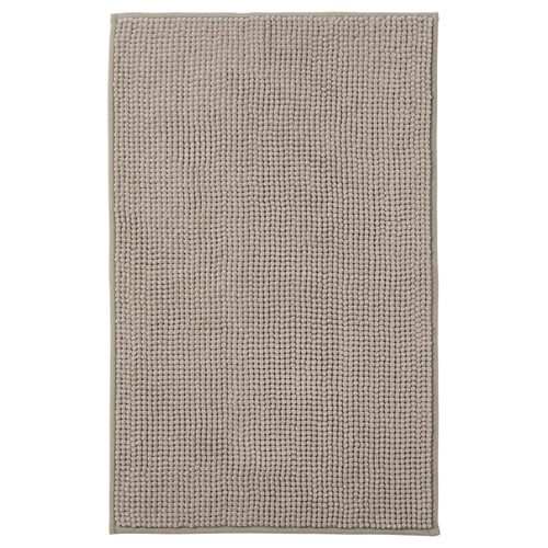 TOFTBO Tapis de bain, beige foncé, 50x80 cm
