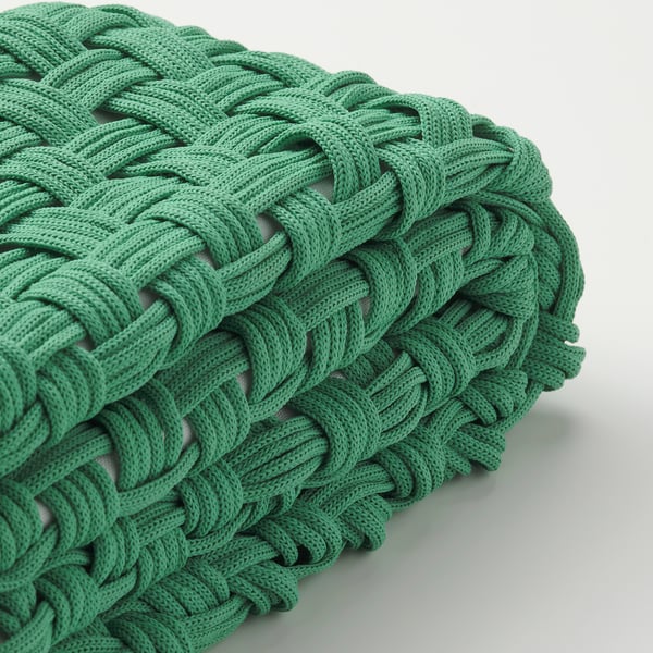 TOFTÖ Housse de coussin, int/ext, vert vif, 50x50 cm